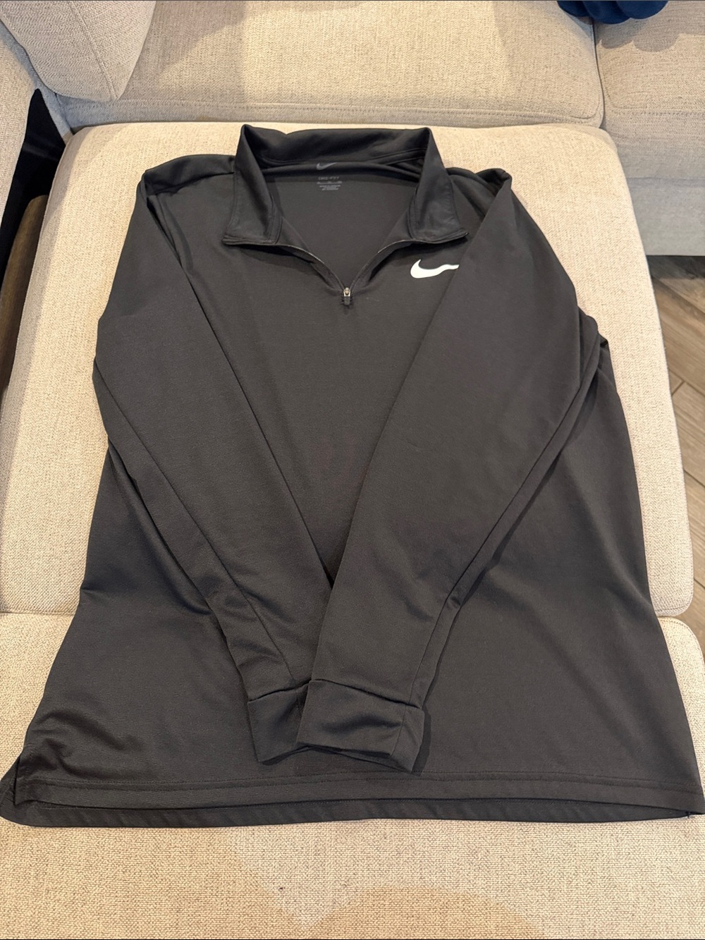Nike Black Quarter-Zip Performance Pullover